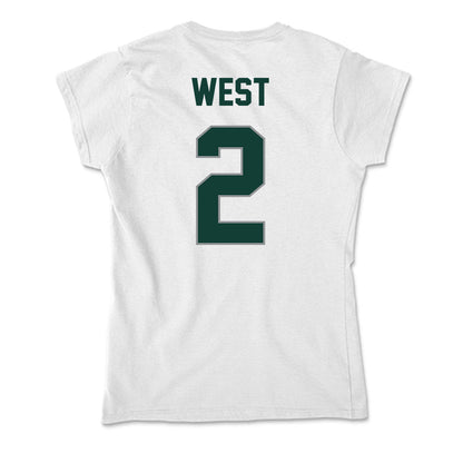Michigan State - NCAA Football : Aydan West - Soft Style Women’s T-Shirt-1