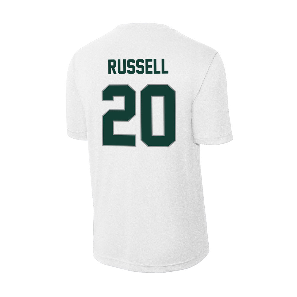 Michigan State - NCAA Men's Ice Hockey : Daniel Russell - Activewear T-Shirt-1