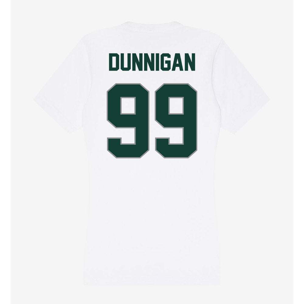 Michigan State - NCAA Football : Quindarius l Dunnigan - Women's V-Neck T-Shirt-1