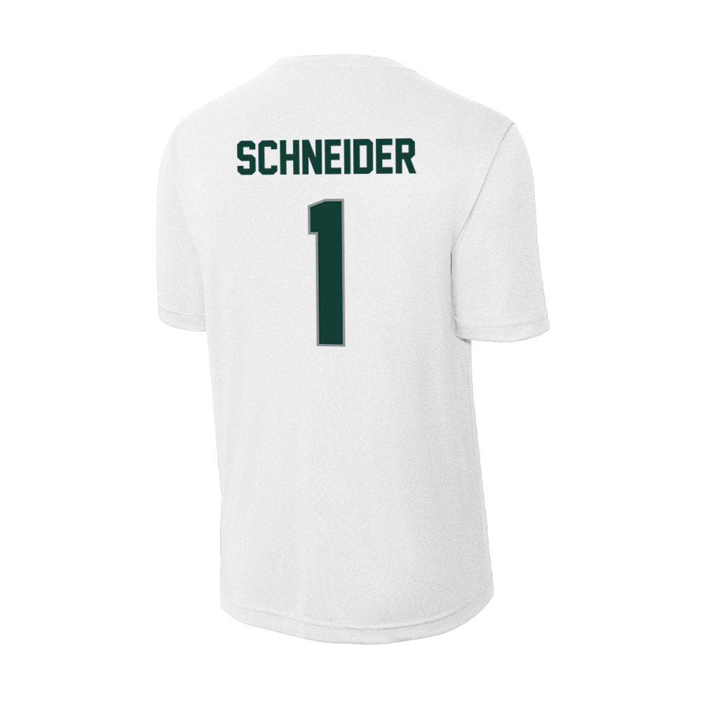 Michigan State - NCAA Women's Volleyball : Lia Schneider - Activewear T-Shirt-1
