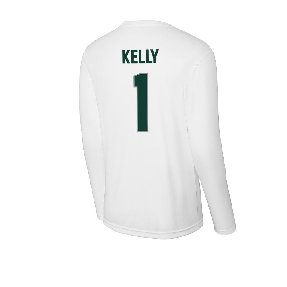 Michigan State - NCAA Football : Omari Kelly - Activewear Long Sleeve T-Shirt-1