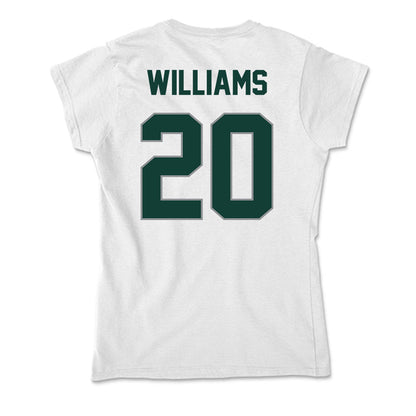 Michigan State - NCAA Football : Keshawn Williams - Soft Style Women’s T-Shirt-1