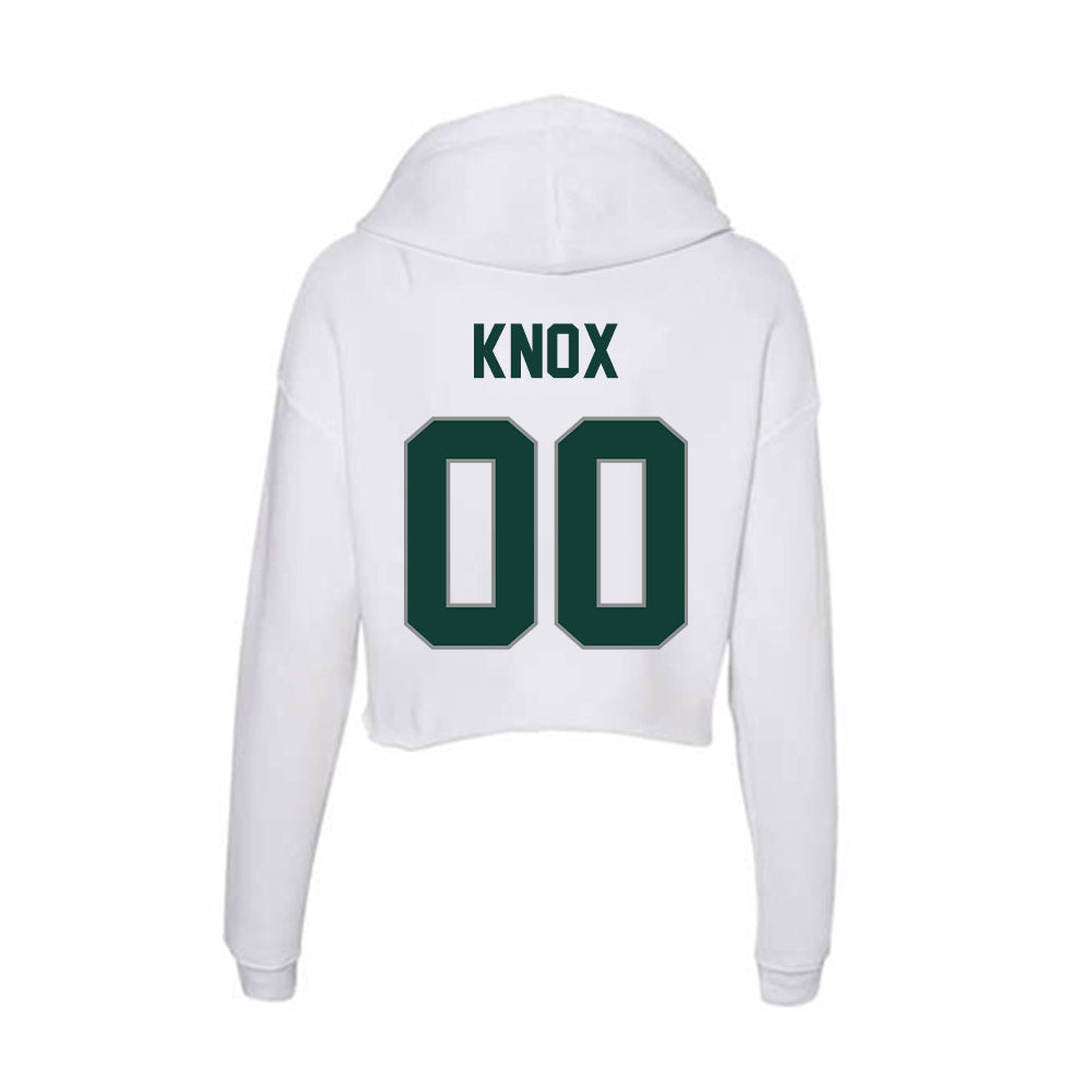 Michigan State - NCAA Men's Soccer : JEB Knox - Women's Crop Fleece Hoodie-1
