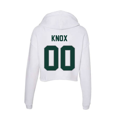 Michigan State - NCAA Men's Soccer : JEB Knox - Women's Crop Fleece Hoodie-1