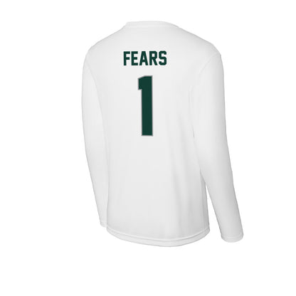 Michigan State - NCAA Men's Basketball : Jeremy Fears - Performance Long Sleeve T-Shirt-1