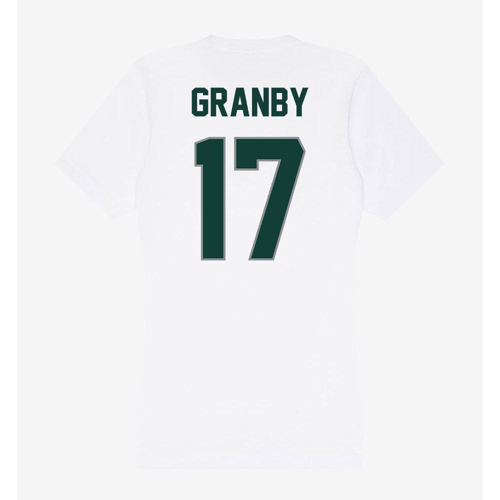 Michigan State - NCAA Football : Jonathan Granby - Women's V-Neck T-Shirt-1