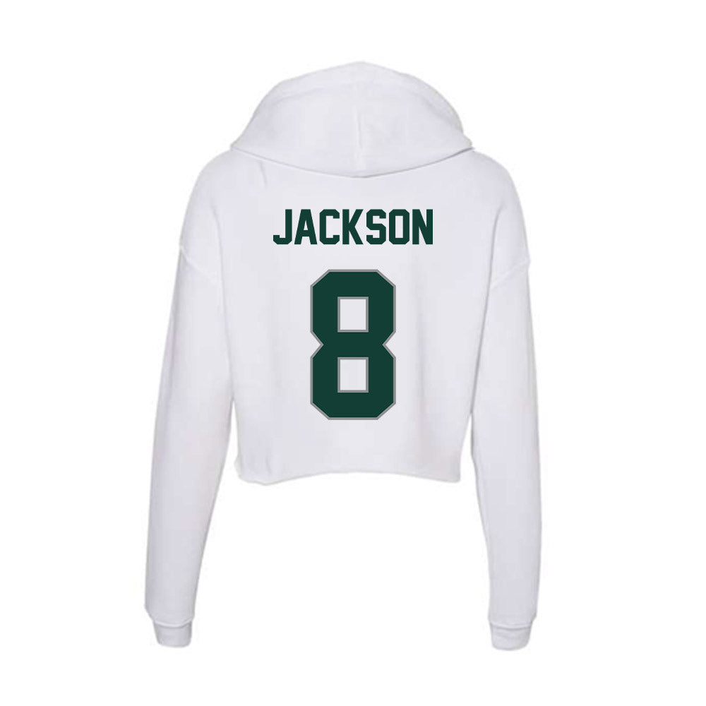 Michigan State - NCAA Women's Soccer : Grace Jackson - Women's Crop Fleece Hoodie-1