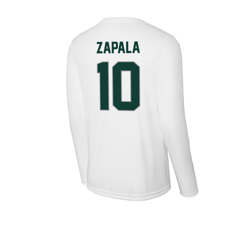 Michigan State - NCAA Men's Basketball : Szymon Zapala - Activewear Long Sleeve T-Shirt