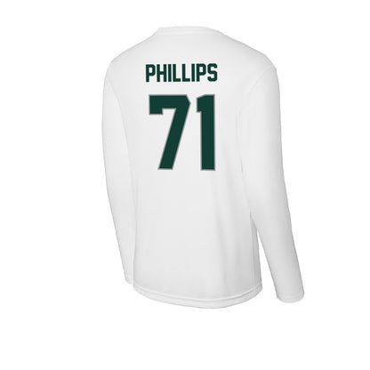 Michigan State - NCAA Football : Kristian Phillips - Activewear Long Sleeve T-Shirt-1
