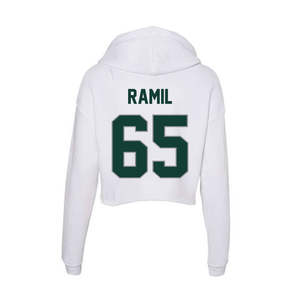 Michigan State - NCAA Football : Stanton Ramil - Women's Crop Fleece Hoodie-1