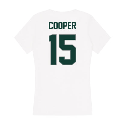 Michigan State - NCAA Men's Basketball : Carson Cooper - Women's V-Neck T-Shirt-1