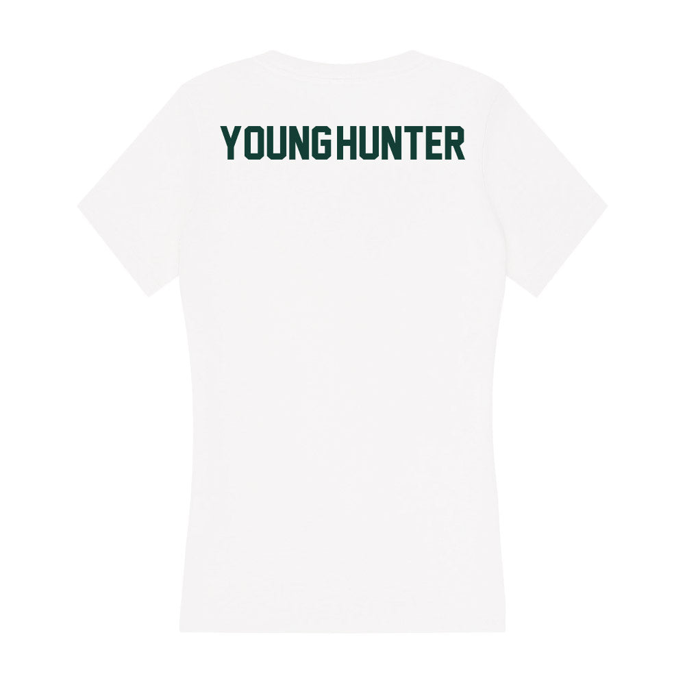 Michigan State - NCAA Women's Track & Field : Kelis Young-Hunter - Women's V-Neck T-Shirt-1