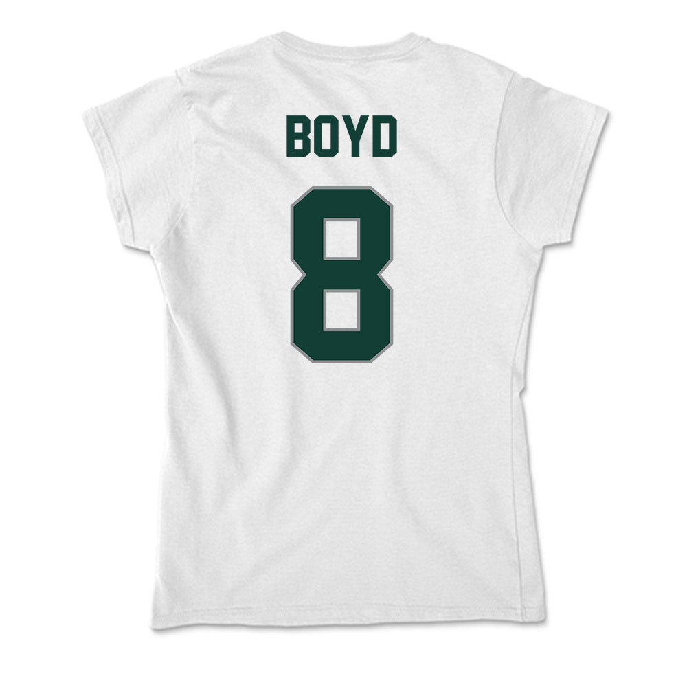 Michigan State - NCAA Football : Evan Boyd - Soft Style Women’s T-Shirt-1