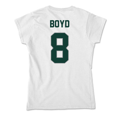 Michigan State - NCAA Football : Evan Boyd - Soft Style Women’s T-Shirt-1