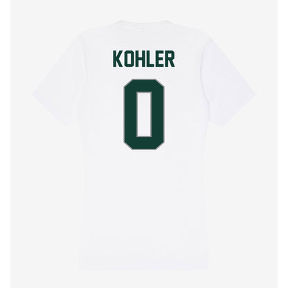 Michigan State - NCAA Men's Basketball : Jaxon Kohler - Women's V-Neck T-Shirt-1