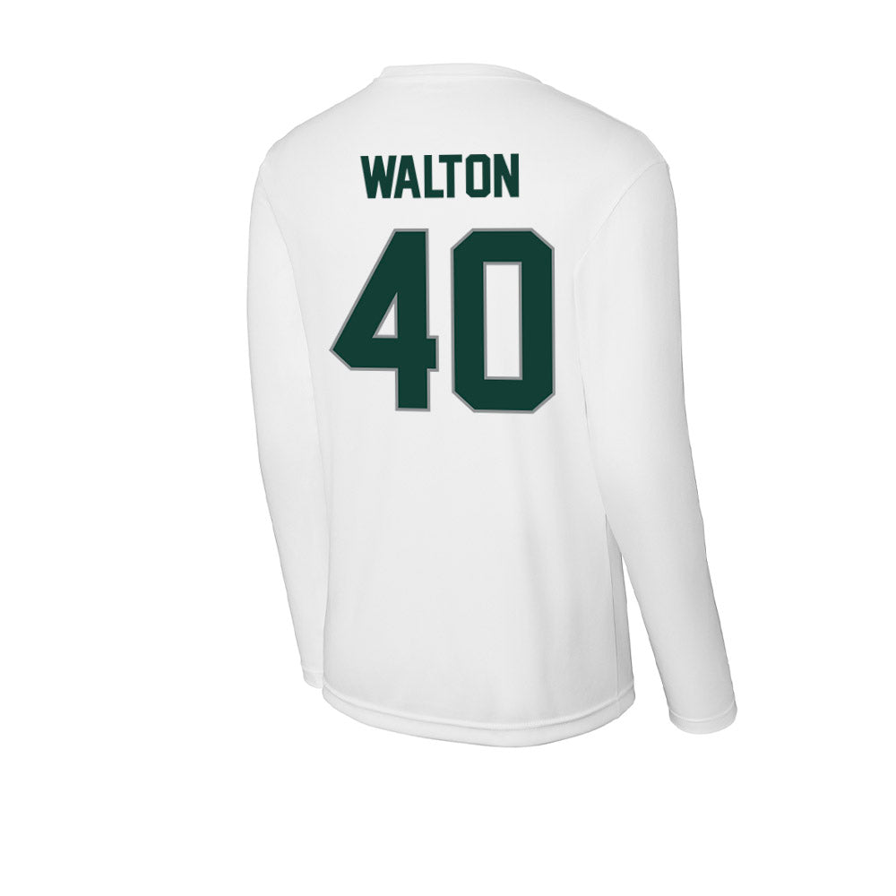 Michigan State - NCAA Men's Basketball : Brennan Walton - Activewear Long Sleeve T-Shirt-1
