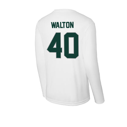 Michigan State - NCAA Men's Basketball : Brennan Walton - Activewear Long Sleeve T-Shirt-1