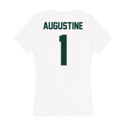 Michigan State - NCAA Men's Ice Hockey : Trey Augustine - Women's V-Neck T-Shirt-1