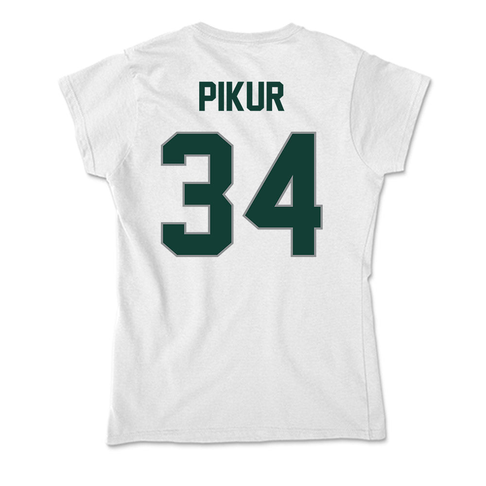 Michigan State - NCAA Baseball : Logan Pikur - Soft Style Women’s T-Shirt-1