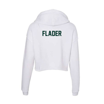 Michigan State - NCAA Women's Rowing : Lily Flader - Women's Crop Fleece Hoodie-1