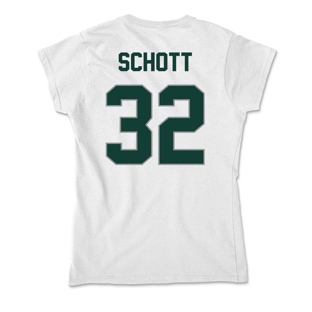 Michigan State - NCAA Football : James Schott - Soft Style Women’s T-Shirt-1