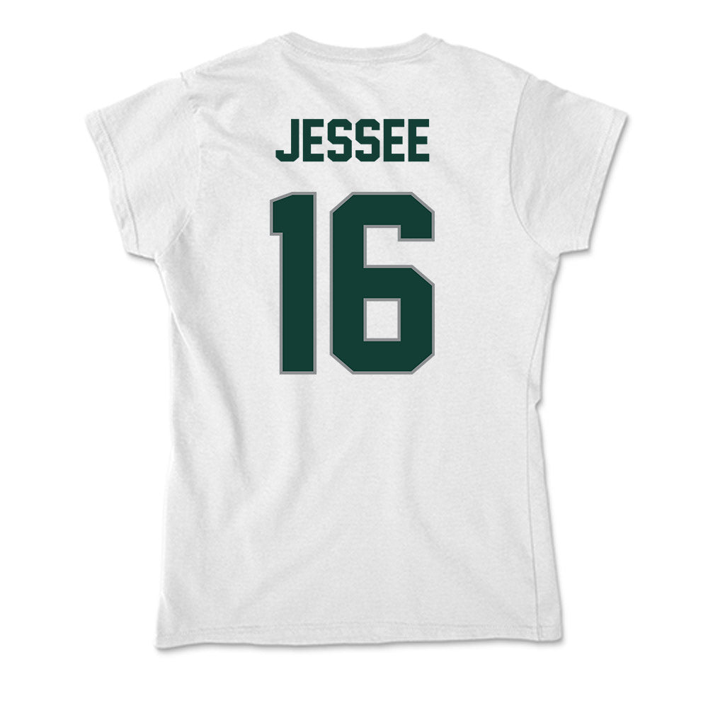 Michigan State - NCAA Football : Ryland Jessee - Soft Style Women’s T-Shirt-1