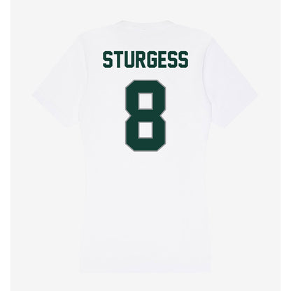 Michigan State - NCAA Baseball : Isaac Sturgess - Women's V-Neck T-Shirt-1
