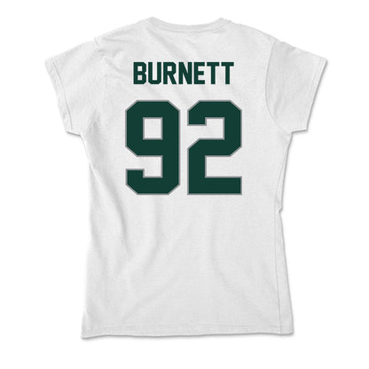 Michigan State - NCAA Football : Kekai Burnett - Soft Style Women’s T-Shirt-1
