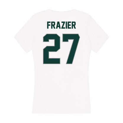 Michigan State - NCAA Football : Makhi Frazier - Women's V-Neck T-Shirt-1