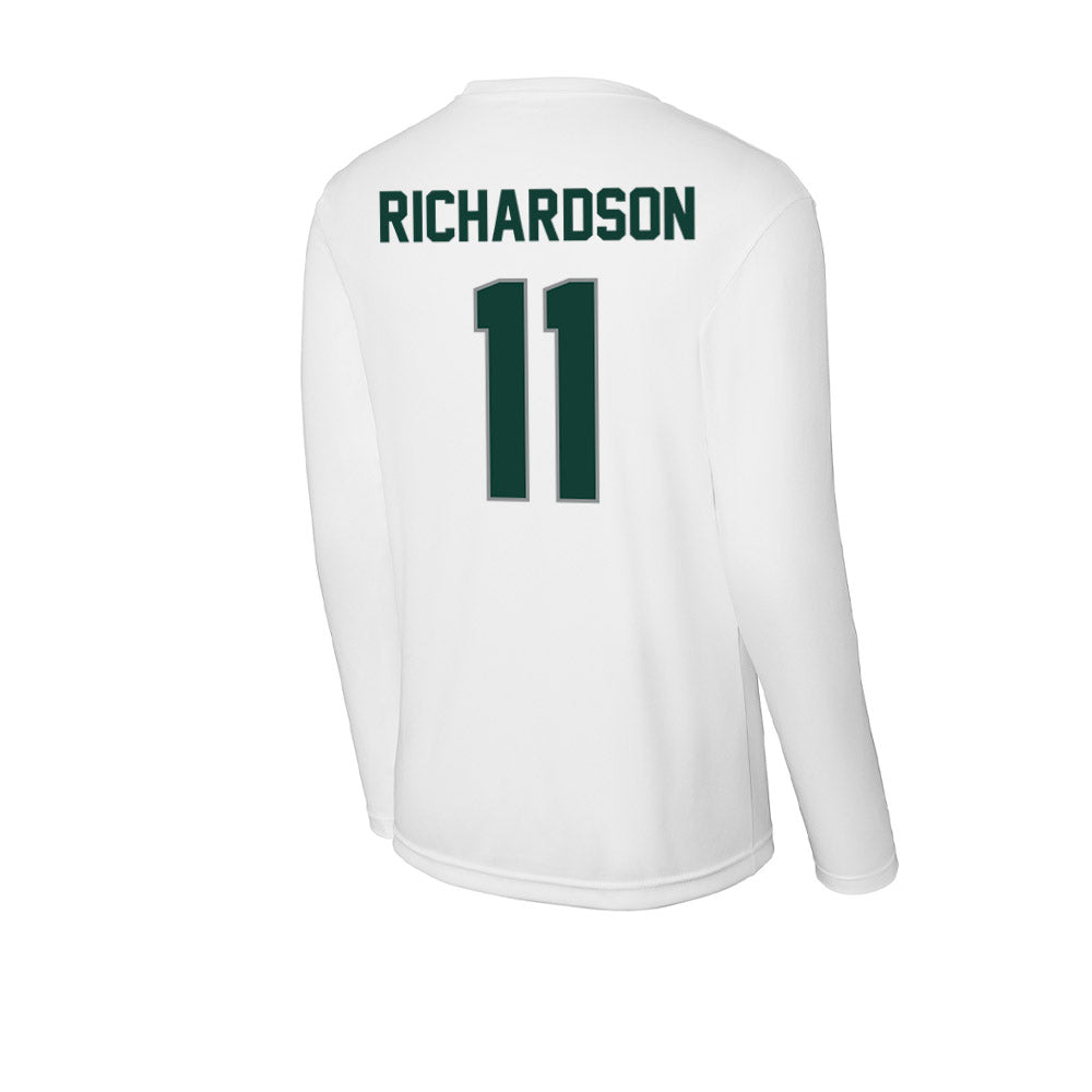 Michigan State - NCAA Men's Basketball : Jase Richardson - Activewear Long Sleeve T-Shirt-1