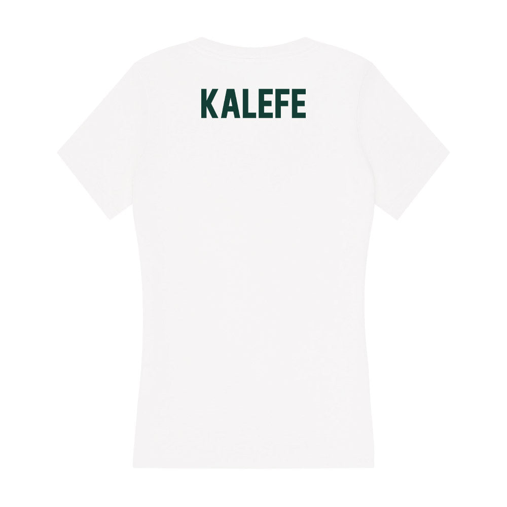 Michigan State - NCAA Women's Gymnastics : Giana Kalefe - Women's V-Neck T-Shirt-1