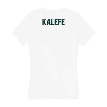 Michigan State - NCAA Women's Gymnastics : Giana Kalefe - Women's V-Neck T-Shirt-1