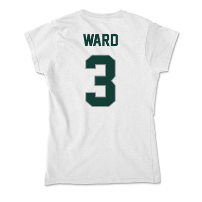Michigan State - NCAA Men's Basketball : Cam Ward - Soft Style Women’s T-Shirt-1