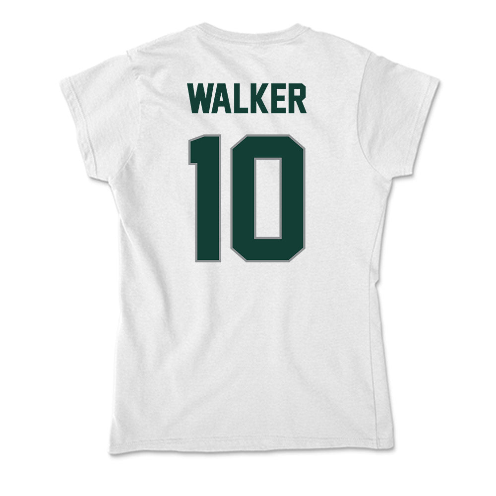 Michigan State - NCAA Women's Basketball : Lauren Walker - Soft Style Women’s T-Shirt-1