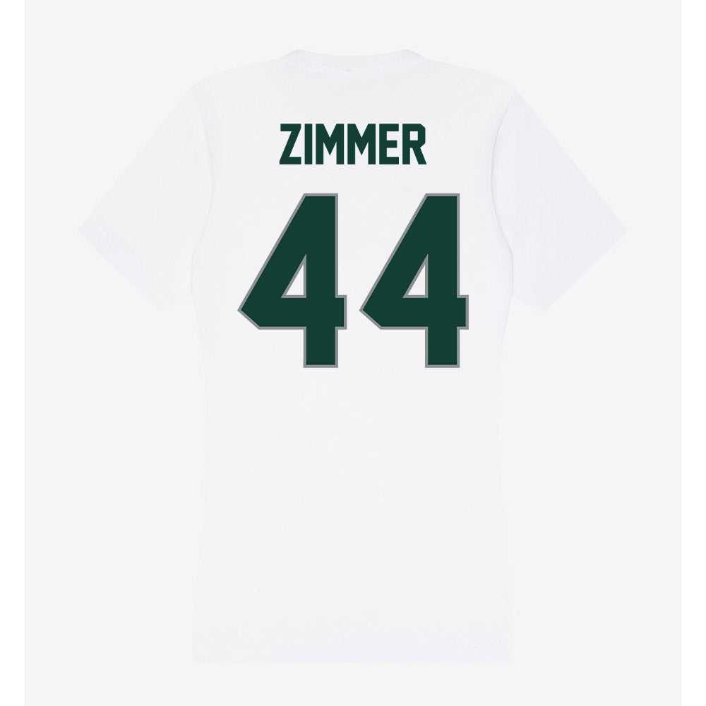 Michigan State - NCAA Baseball : Ryan Zimmer - Women's V-Neck T-Shirt-1