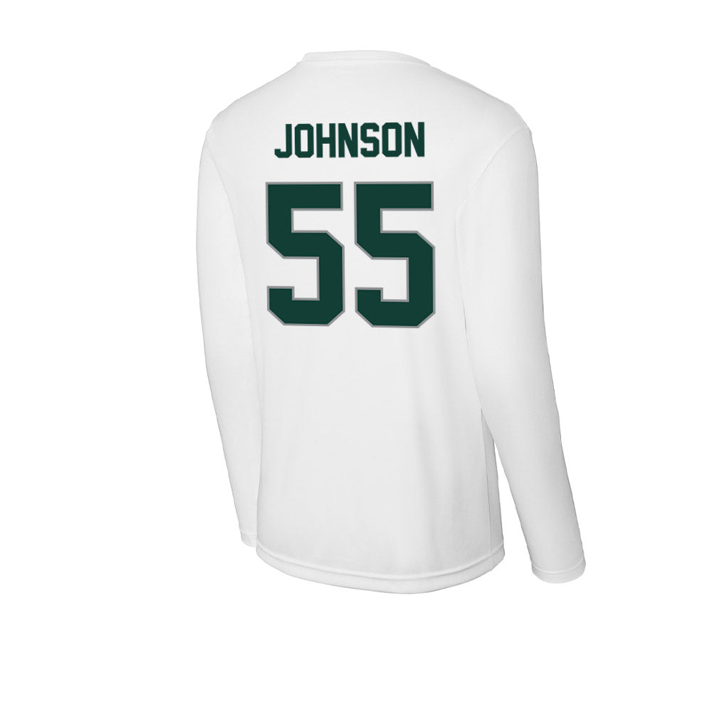 Michigan State - NCAA Football : Rakeem Johnson - Activewear Long Sleeve T-Shirt-1