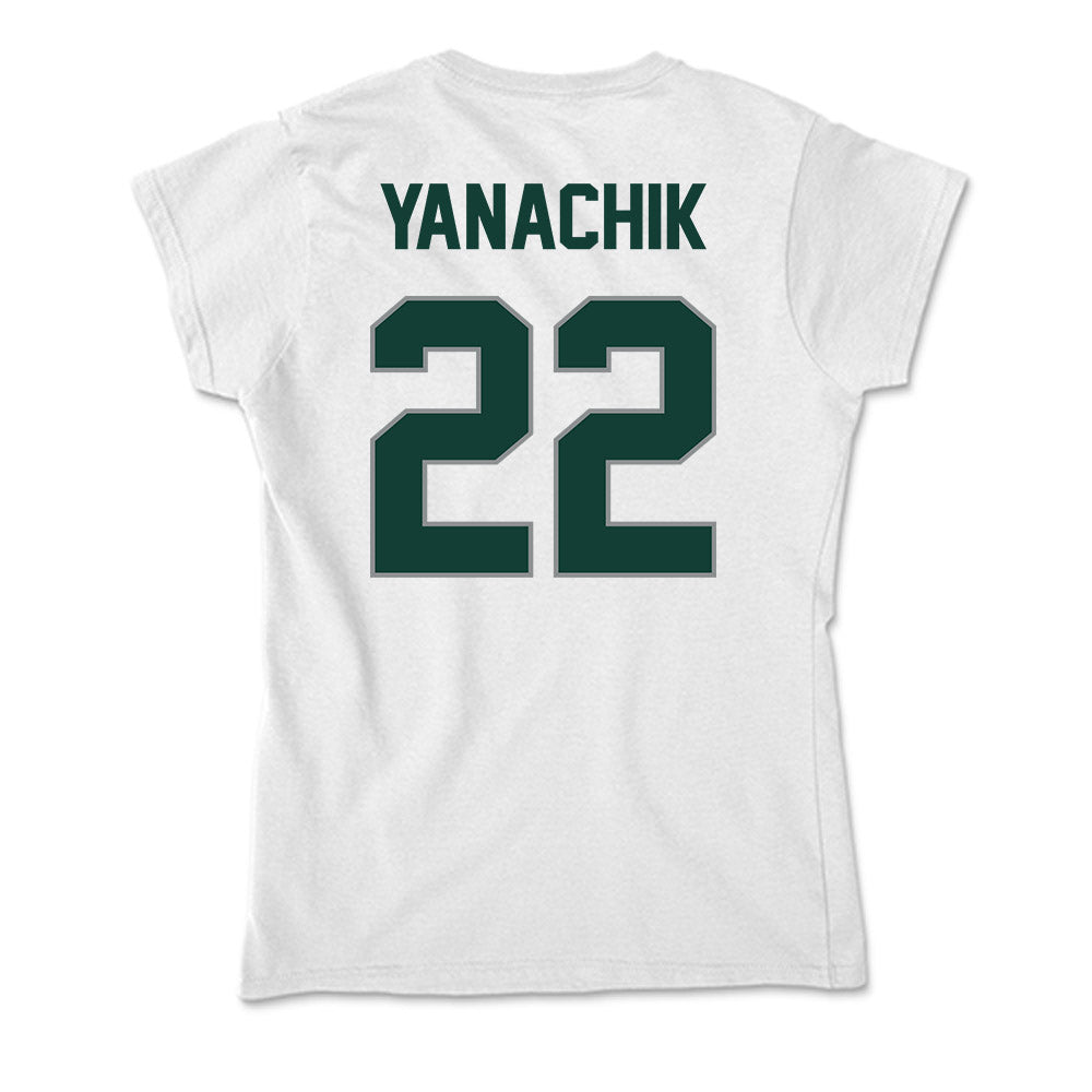 Michigan State - NCAA Football : Jack Yanachik - Soft Style Women’s T-Shirt-1