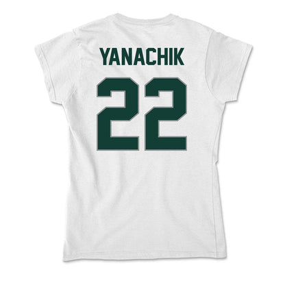 Michigan State - NCAA Football : Jack Yanachik - Soft Style Women’s T-Shirt-1