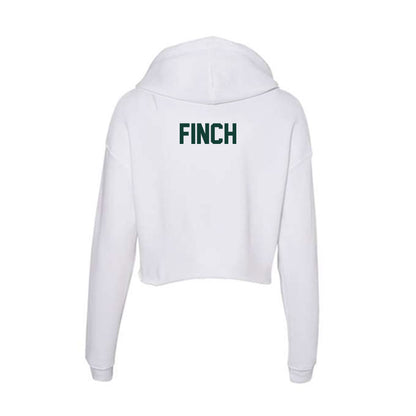 Michigan State - NCAA Women's Track & Field : Elly Finch - Women's Crop Fleece Hoodie-1