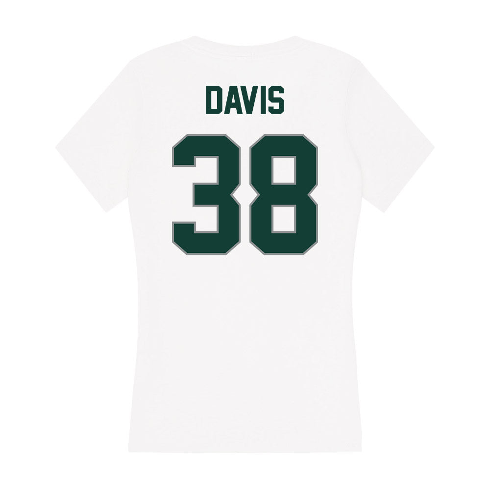 Michigan State - NCAA Football : Dorian Davis - Women's V-Neck T-Shirt-1