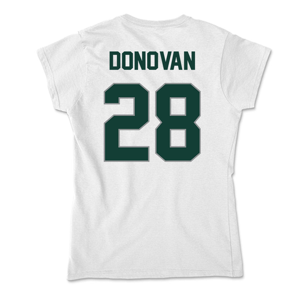 Michigan State - NCAA Baseball : Aidan Donovan - Soft Style Women’s T-Shirt-1