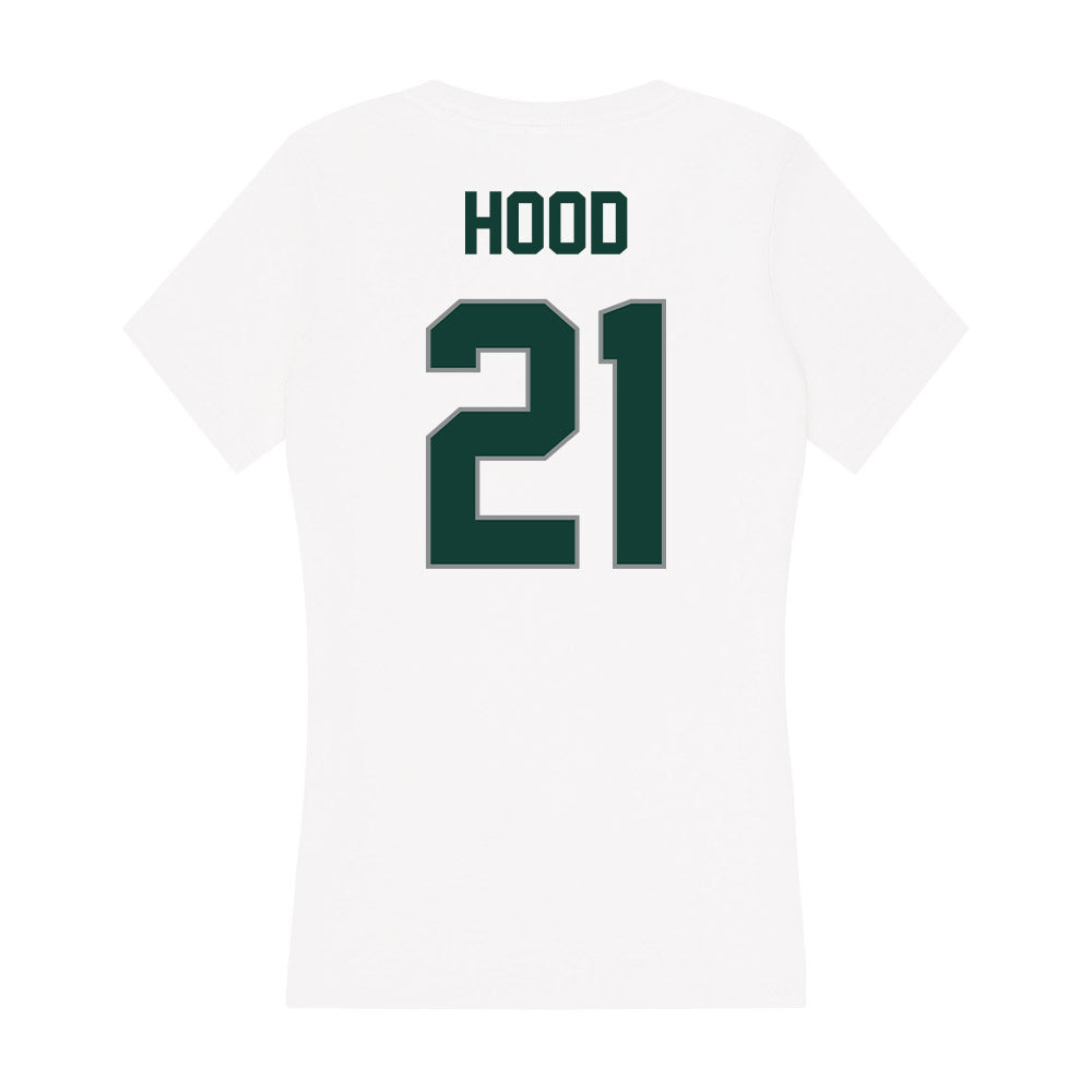 Michigan State - NCAA Women's Volleyball : Kaya Hood - Women's V-Neck T-Shirt-1