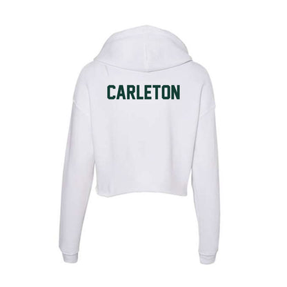 Michigan State - NCAA Women's Rowing : Adeline Carleton - Women's Crop Fleece Hoodie-1