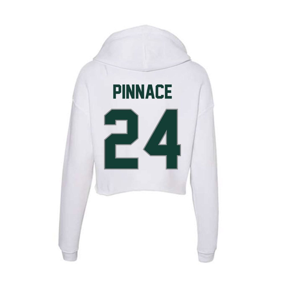 Michigan State - NCAA Football : Anthony Pinnace - Women's Crop Fleece Hoodie-1