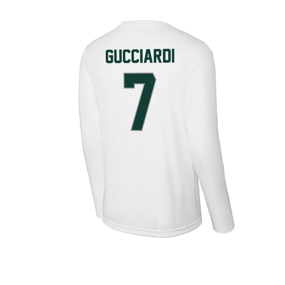 Michigan State - NCAA Men's Ice Hockey : David Gucciardi - Activewear Long Sleeve T-Shirt-1