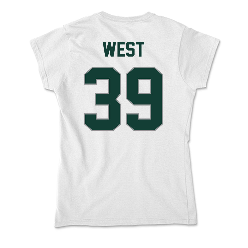 Michigan State - NCAA Football : Elisha West - Soft Style Women’s T-Shirt-1