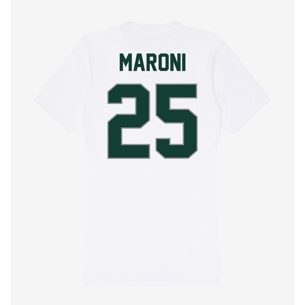 Michigan State - NCAA Women's Soccer : Samantha Maroni - Women's V-Neck T-Shirt-1
