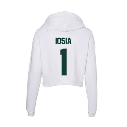 Michigan State - NCAA Women's Volleyball : Nalani Iosia - Women's Crop Fleece Hoodie-1