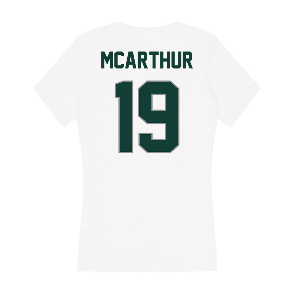 Michigan State - NCAA Women's Volleyball : Amani McArthur - Women's V-Neck T-Shirt-1