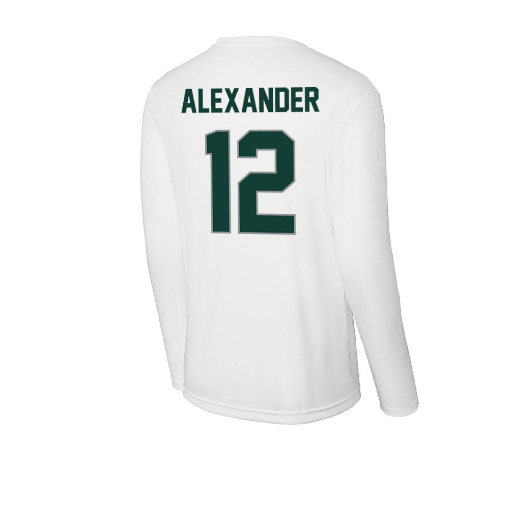 Michigan State - NCAA Women's Basketball : Isa Alexander - Activewear Long Sleeve T-Shirt-1